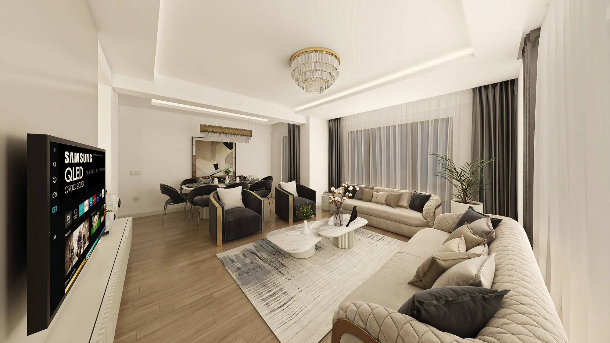 Sane Time Beşevler salon görünümü